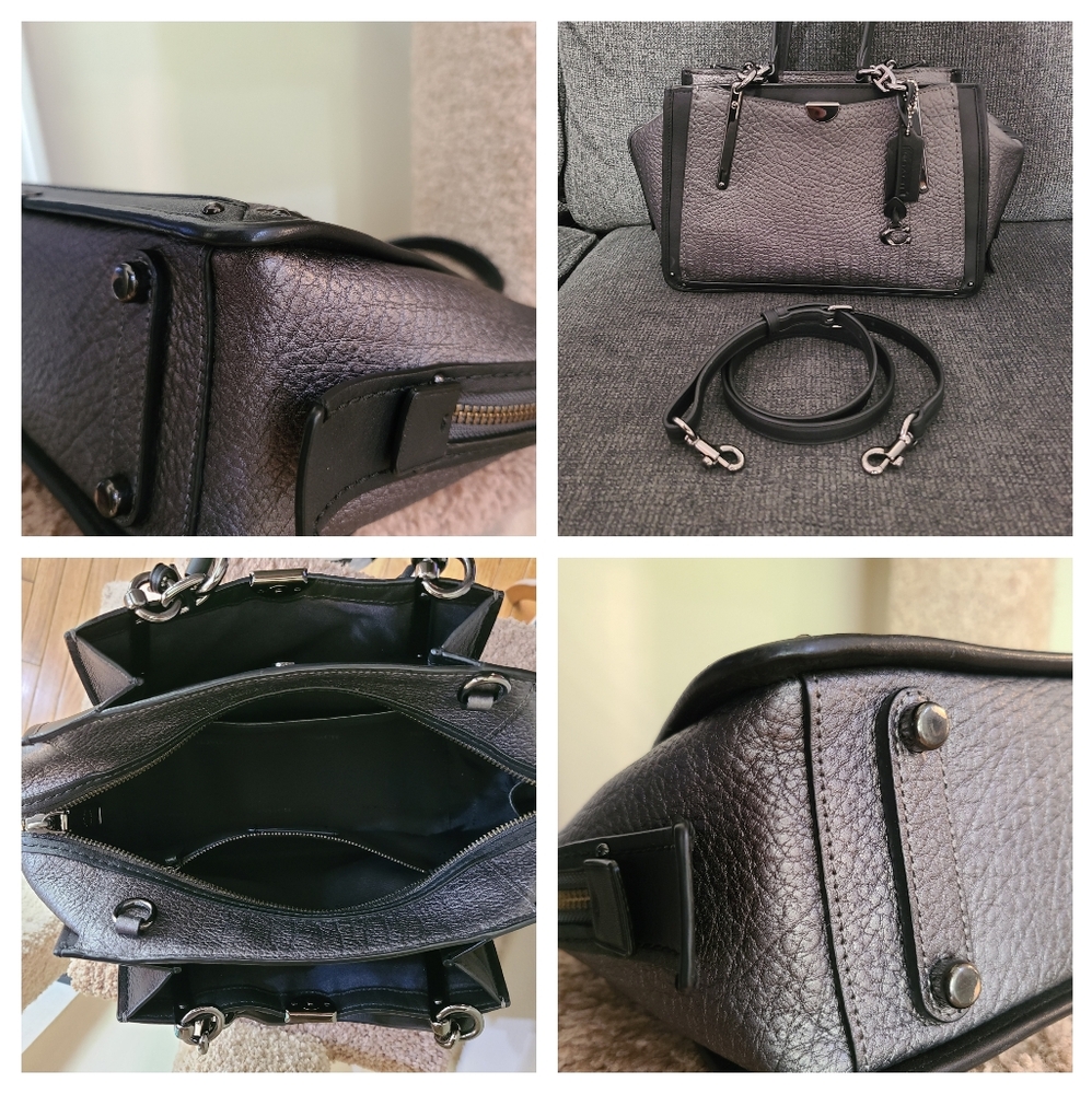 Authentic Coach Dreamer 27 Bag.... Gunmetal Gray